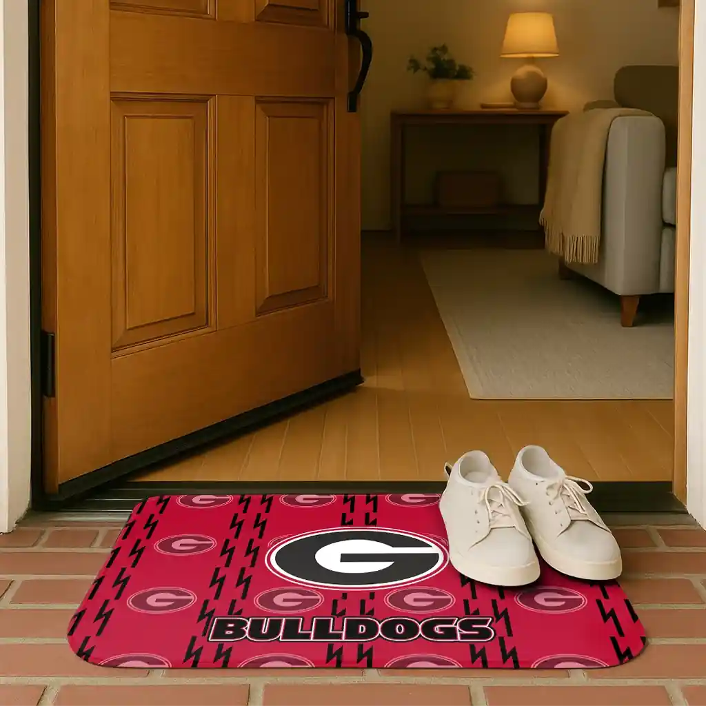 georgia-bulldogs-bolt-row-red-doormat-fashion-forward.webp