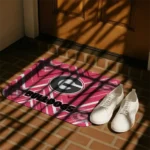 georgia-bulldogs-chevron-geometrics-red-doormat-best-selling.webp
