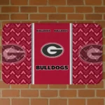 georgia-bulldogs-chevron-stack-red-doormat-best-selling.webp