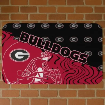 Georgia Bulldogs Football Pride Red Doormat