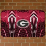 georgia-bulldogs-graphic-stripes-red-doormat-best-selling.webp