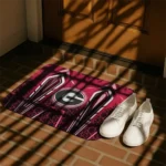 georgia-bulldogs-graphic-stripes-red-doormat-best-selling.webp