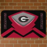 Georgia Bulldogs Ninja Mesh Red Doormat