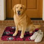 georgia-bulldogs-palm-silhouette-red-black-doormat-best-selling.webp
