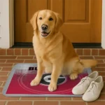 georgia-bulldogs-pixel-blur-red-doormat-best-selling.webp