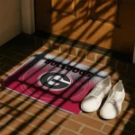 georgia-bulldogs-pixel-blur-red-doormat-best-selling.webp