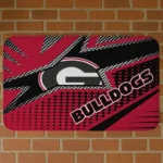 Georgia Bulldogs Sharp Flash Red Doormat
