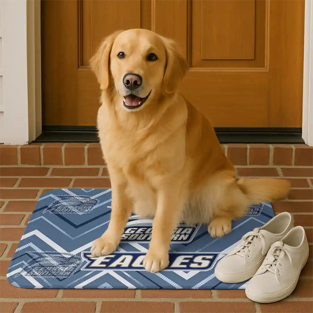 georgia-southern-eagles-chevron-geometrics-blue-doormat-high-quality.webp