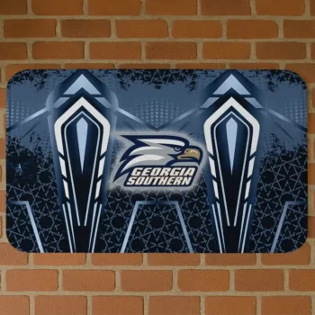 Georgia Southern Eagles Graphic Stripes Blue Doormat