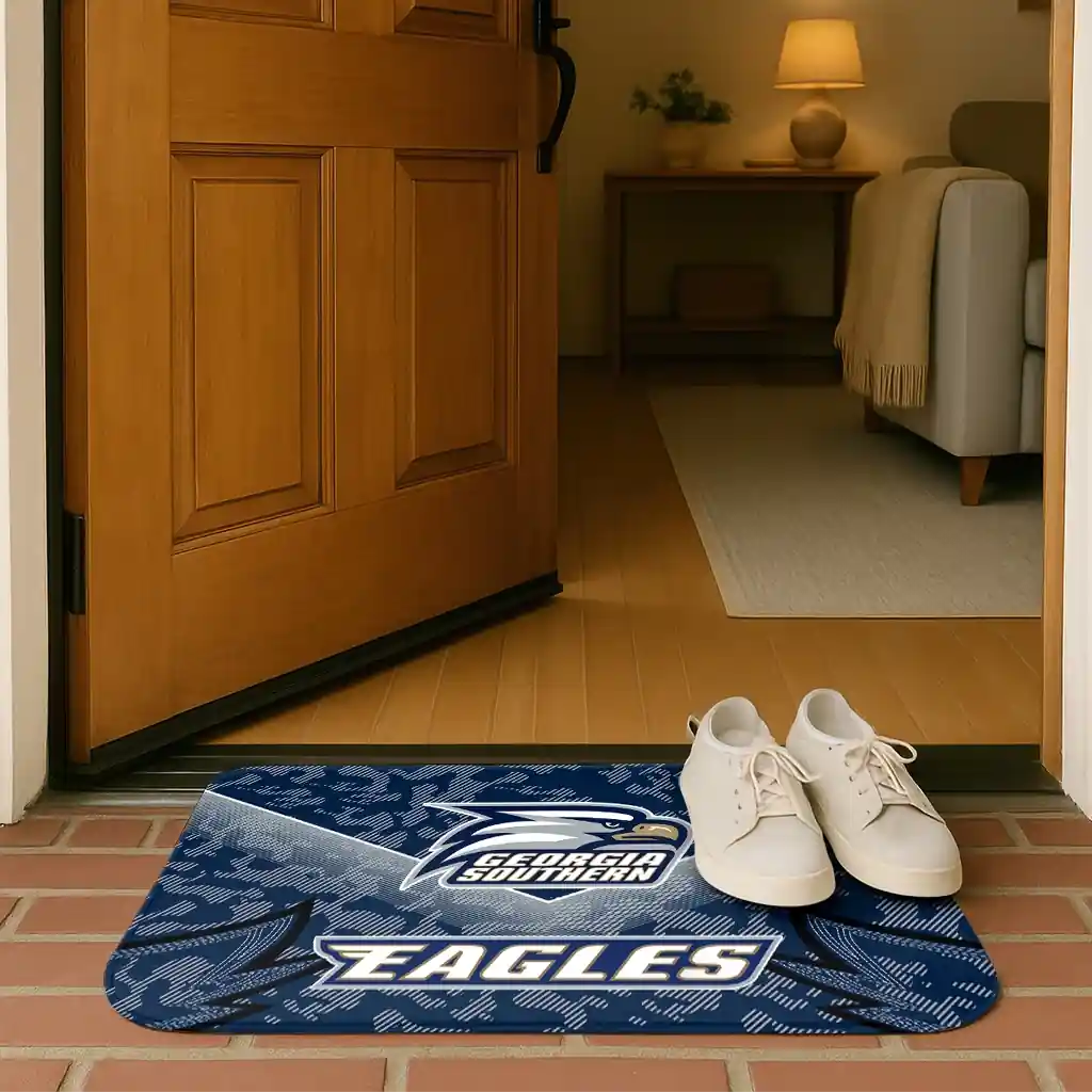 georgia-southern-eagles-layered-lines-blue-doormat-fashion-forward.webp
