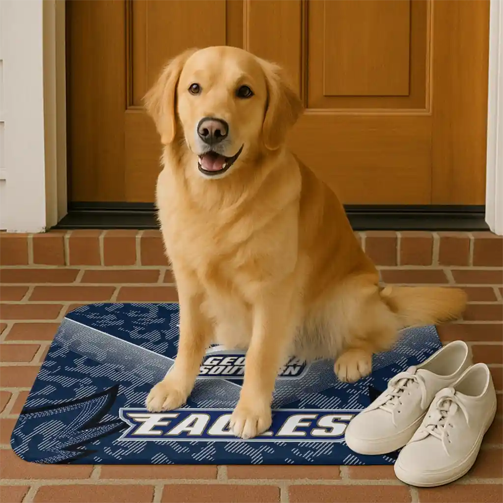 georgia-southern-eagles-layered-lines-blue-doormat-high-quality.webp