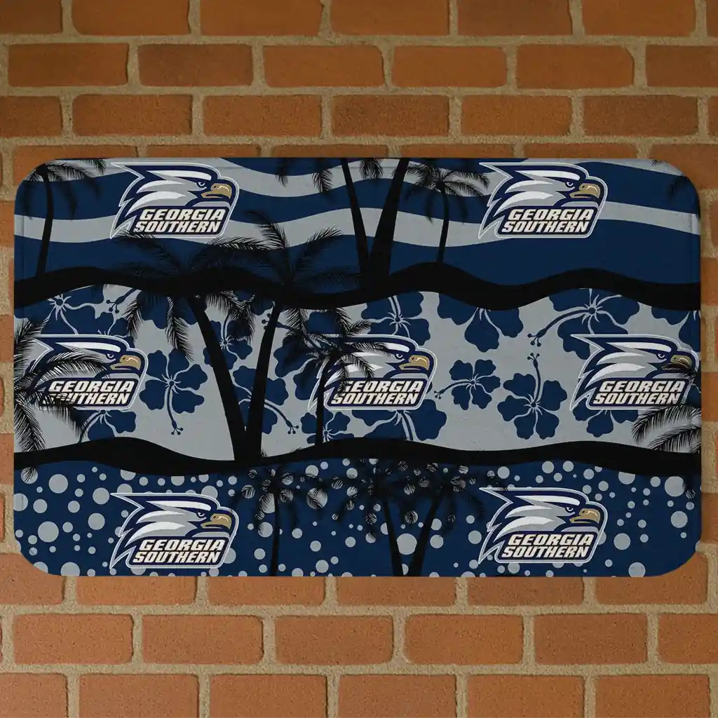 georgia-southern-eagles-palm-silhouette-blue-black-doormat-best-selling.webp georgia southern eagles palm silhouette blue black doormat best selling
