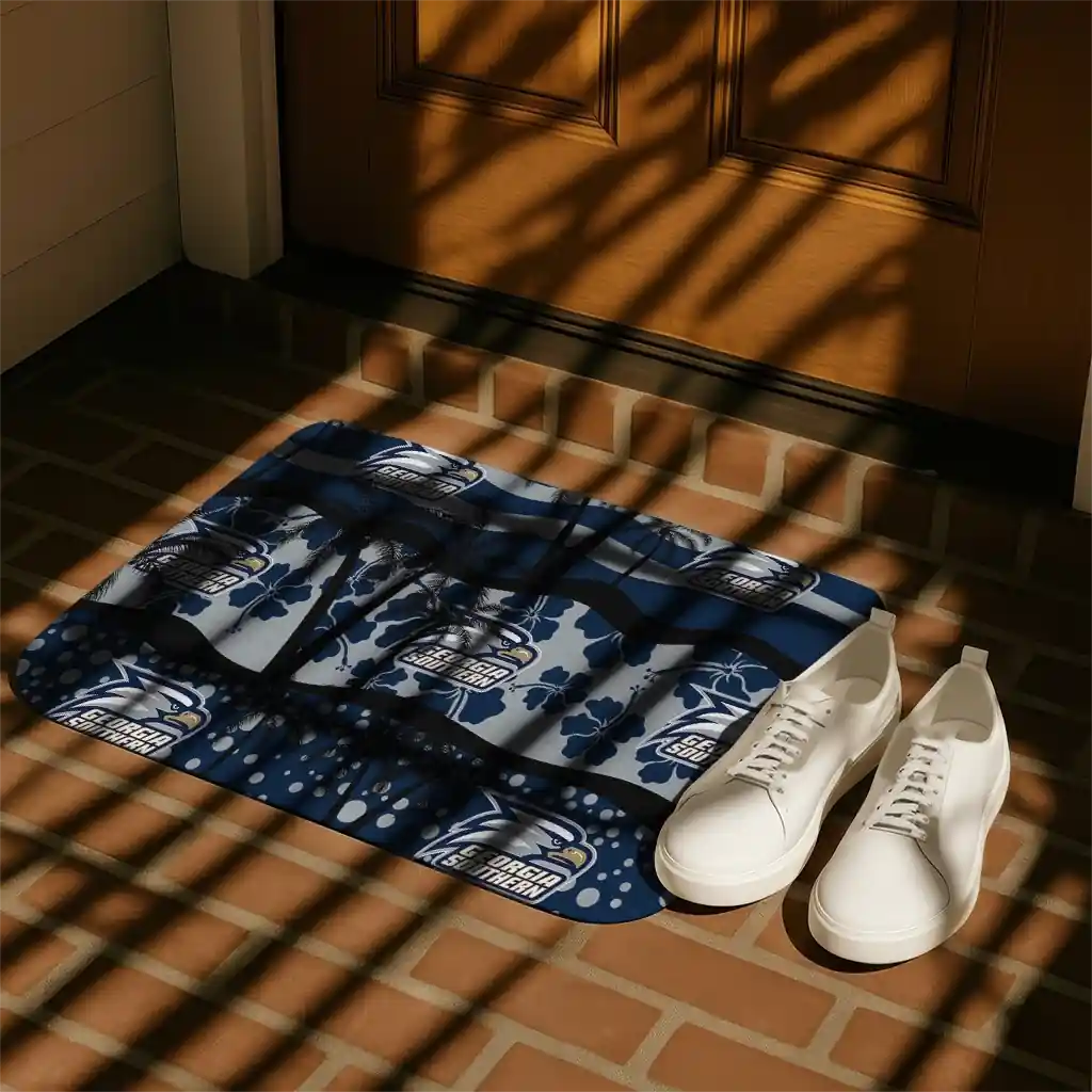 georgia-southern-eagles-palm-silhouette-blue-black-doormat-trendy.webp