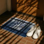 georgia-southern-eagles-pixel-blur-blue-doormat-best-selling.webp