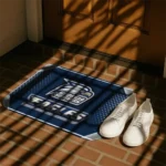 georgia-southern-eagles-silver-halftone-blue-doormat-best-selling.webp