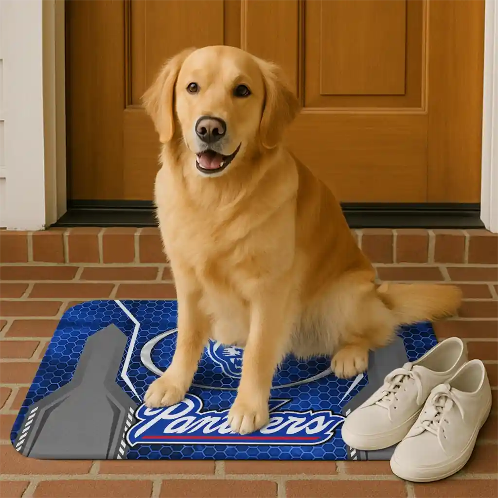 georgia-state-panthers-hexagon-oval-blue-doormat-high-quality.webp