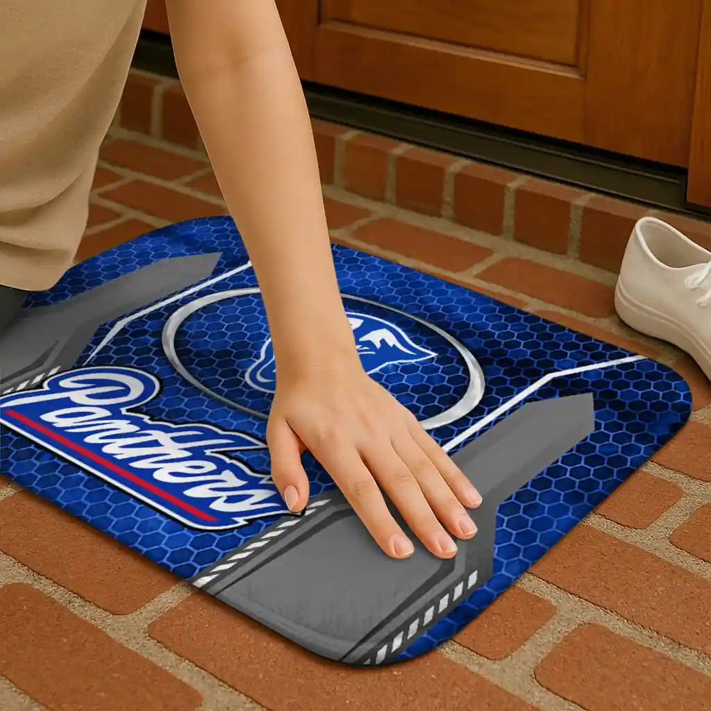 georgia-state-panthers-hexagon-oval-blue-doormat-premium-grade.webp