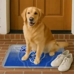 georgia-state-panthers-pixel-blur-blue-doormat-best-selling.webp