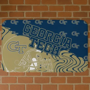 Georgia Tech Yellow Jackets Football Pride Gold Doormat