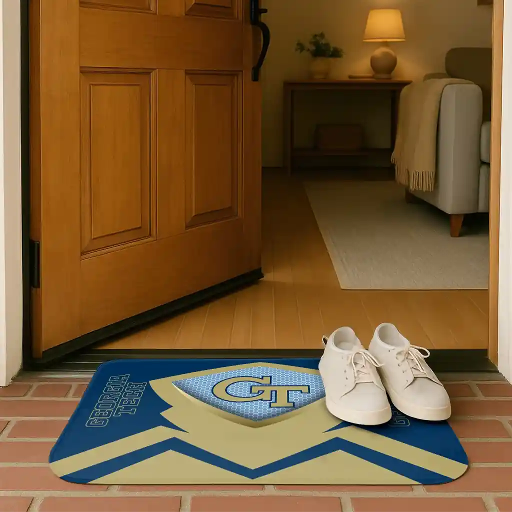 georgia-tech-yellow-jackets-ninja-mesh-gold-doormat-fashion-forward.webp