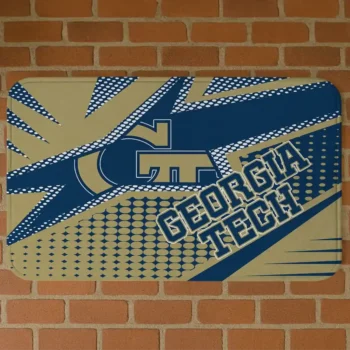Georgia Tech Yellow Jackets Sharp Flash Gold Doormat