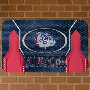 Gonzaga Bulldogs Hexagon Oval Blue Doormat