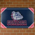Gonzaga Bulldogs Silver Halftone Blue Doormat