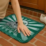 hawaii-rainbow-warriors-helmet-centerpiece-green-doormat-best-selling.webp