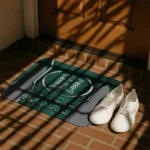 hawaii-rainbow-warriors-hexagon-oval-green-doormat-best-selling.webp