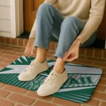 hawaii-rainbow-warriors-sharp-flash-green-doormat-best-selling.webp