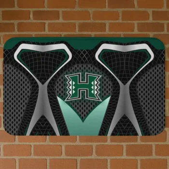 Hawaii Rainbow Warriors Torso Pattern Doormat