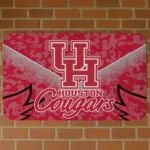 Houston Cougars Layered Lines Red Doormat