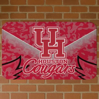 Houston Cougars Layered Lines Red Doormat