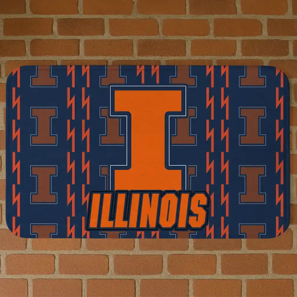 illinois-fighting-illini-bolt-row-blue-doormat-best-selling.webp illinois fighting illini bolt row blue doormat best selling