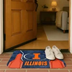 illinois-fighting-illini-hexagon-oval-blue-doormat-best-selling.webp