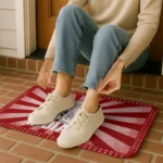 indiana-hoosiers-helmet-centerpiece-red-doormat-best-selling.webp