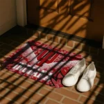 indiana-hoosiers-layered-lines-red-doormat-best-selling.webp