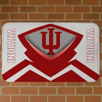 Indiana Hoosiers Ninja Mesh Red Doormat