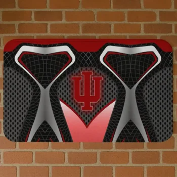 Indiana Hoosiers Torso Pattern Doormat