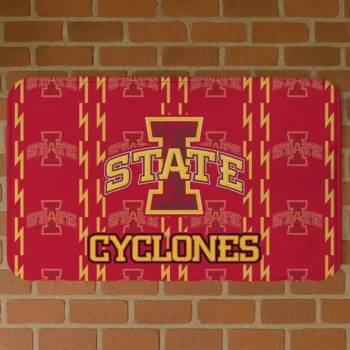 Iowa State Cyclones Bolt Row Red Doormat