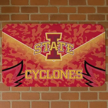 Iowa State Cyclones Layered Lines Red Doormat