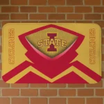 Iowa State Cyclones Ninja Mesh Red Doormat
