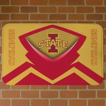 Iowa State Cyclones Ninja Mesh Red Doormat