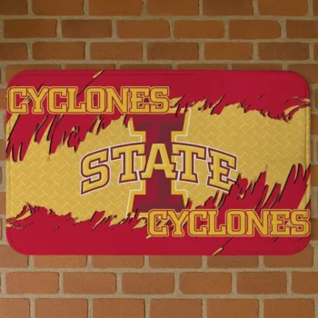 Iowa State Cyclones Plate Rip Red Doormat