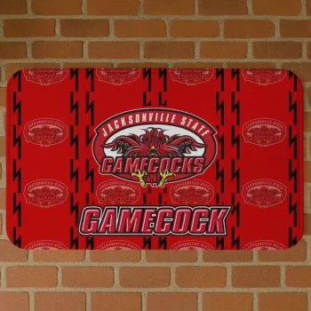 Jacksonville State Gamecocks Bolt Row Red Doormat