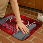 jacksonville-state-gamecocks-hexagon-oval-red-doormat-best-selling.webp