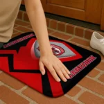 jacksonville-state-gamecocks-ninja-mesh-red-doormat-best-selling.webp