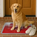 jacksonville-state-gamecocks-pixel-blur-red-doormat-best-selling.webp