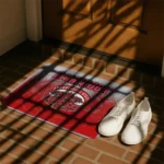 jacksonville-state-gamecocks-pixel-blur-red-doormat-best-selling.webp