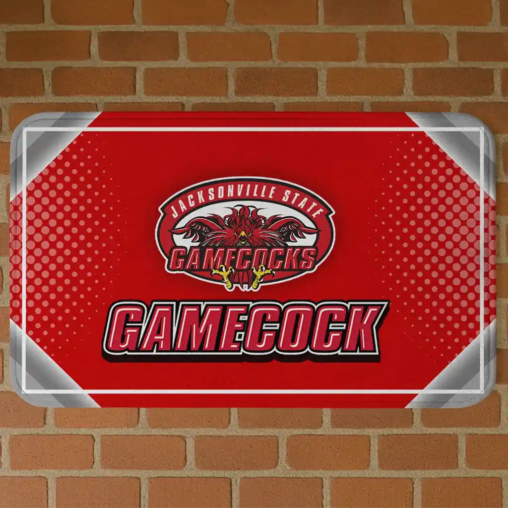 jacksonville-state-gamecocks-silver-halftone-red-doormat-best-selling.webp jacksonville state gamecocks silver halftone red doormat best selling